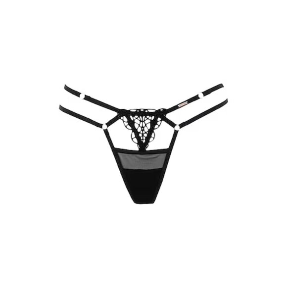 New! Bluebella Simone Black Lace Thong Briefs Size XS 2107 - Picture 1 of 10